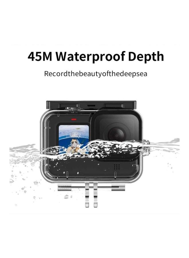 Generic - GoPro Hero 9 Black Waterproof Case With 3-Pack Dive Filter Clear - Image 1