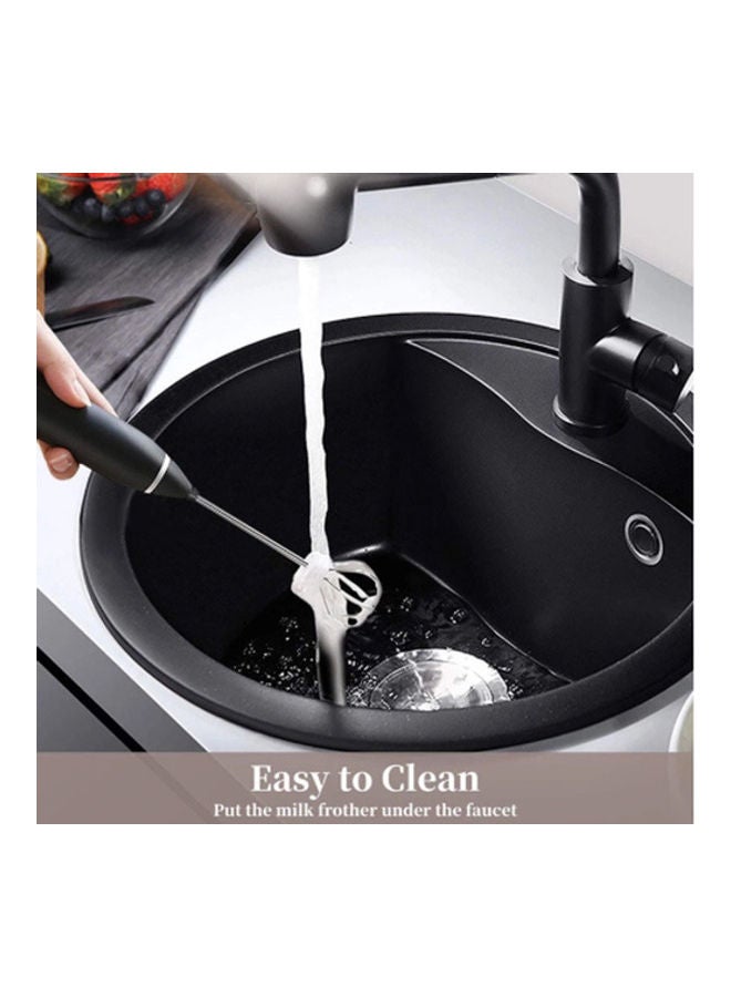 Generic Milk Frother Black 20cm  - Image 4