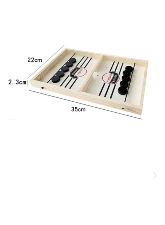 Table Desktop Battles Ice Ball Air Hockey Game Wooden Slide Pinball Bumper Catapult Chess Sports Board Game