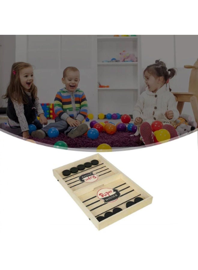 لُعبَة كُرَة الهوكي الهوائية اللَوحِيّة والمكتبية للُعبَة الهوكي الهوائية، لُعبَة شطرنج كاتابولت الخشبية. - Image 4