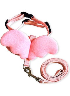 Generic Wing Design Dog Leashes Collar Pink 10cm 