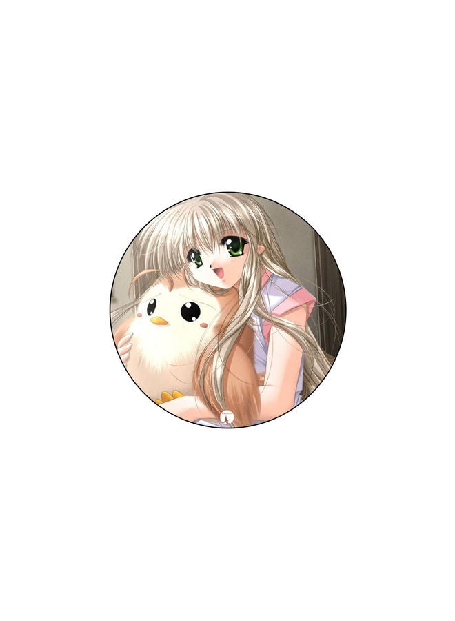 بي بي قاعدة ماوس عليها رسومات مطبوعة متعدد الألوان