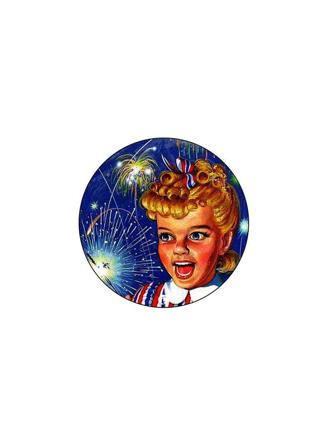 قاعدة ماوس عليها رسومات مطبوعة متعدد الألوان