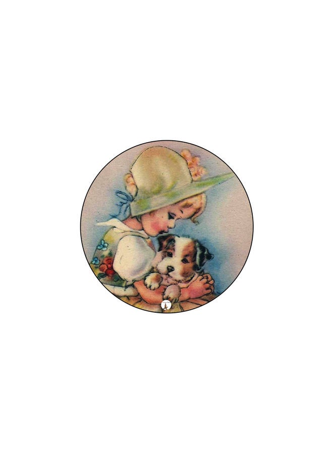 بي بي قاعدة ماوس عليها رسومات مطبوعة متعدد الألوان