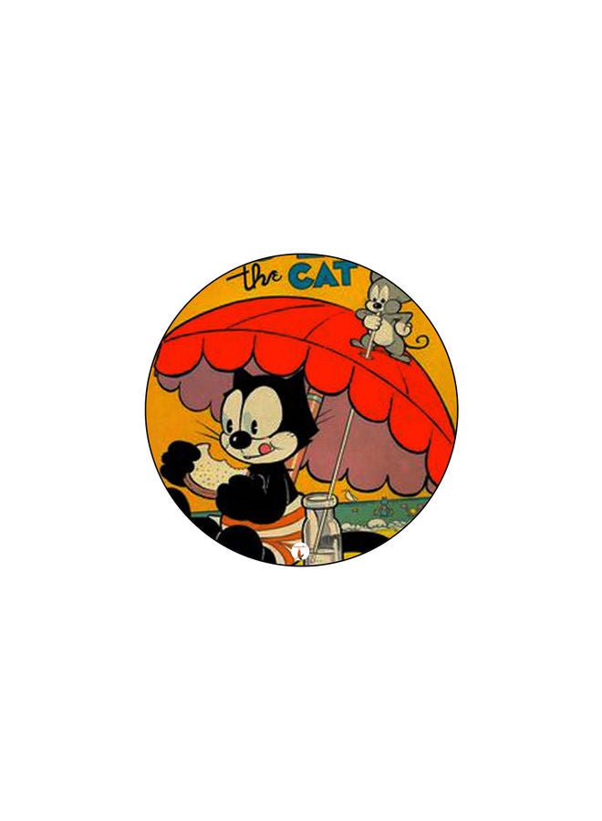 قاعدة ماوس عليها رسومات مطبوعة متعدد الألوان