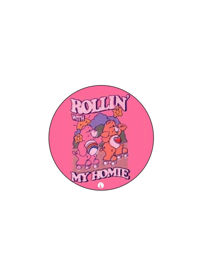 بي بي قاعدة ماوس عليها رسومات مطبوعة متعدد الألوان