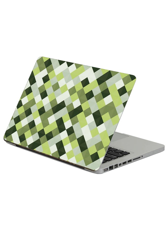 Fast Print - Texture Squares Printed Laptop Sticker Multicolor - Image 1