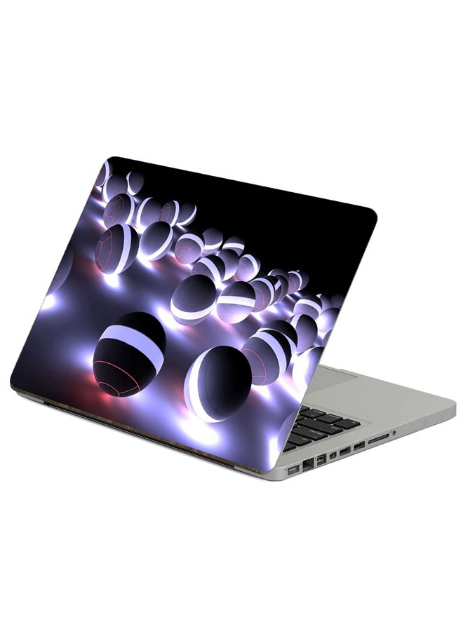 فاست برينت ملصق لابتوب بطبعة كرات نيون متعدد الألوان