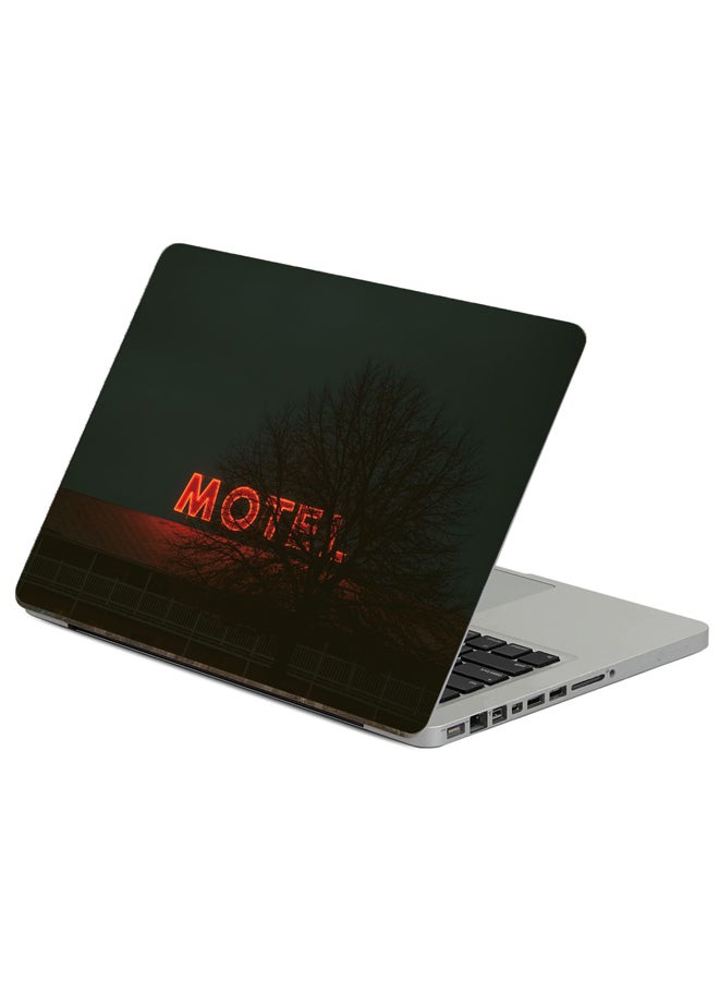 Fast Print Inscription Illumination Printed Laptop Sticker Multicolour
