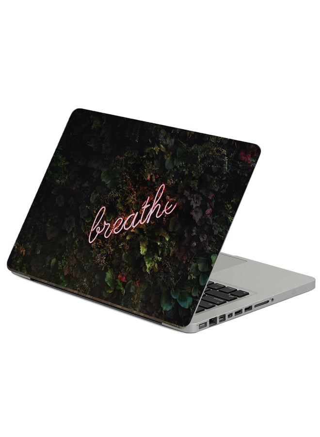 Fast Print Inscription Motivation Printed Laptop Sticker Multicolour