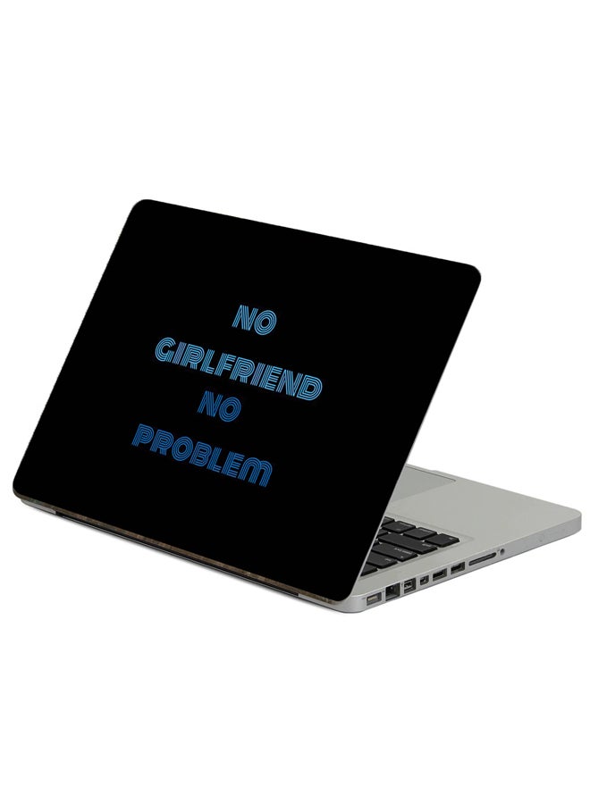 Fast Print Relationship Inscription Printed Laptop Sticker Multicolour 