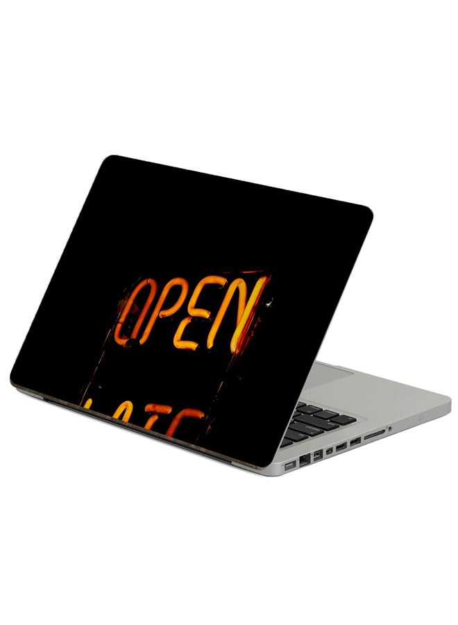 فاست برينت ملصق لابتوب بطبعة لافتة نيون متعدد الألوان