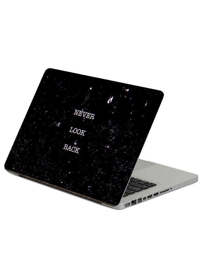 Fast Print - Inscription Quote Printed Laptop Sticker Multicolour - Image 1