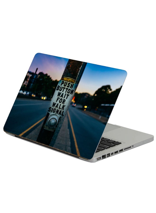 ملصق لابتوب بطبعة عمود ذي نقوش متعدد الألوان