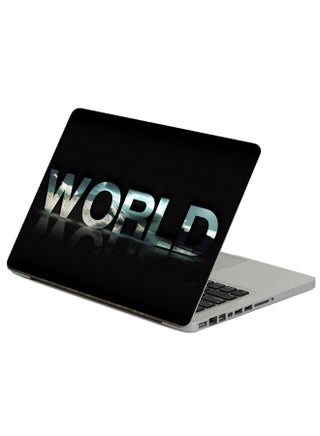 حافظة لابتوب بطبعة نص بتصميم منعكس متعدد الألوان - v1608044054/N40826535A_1
