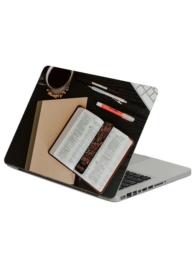 Fast Print Book Bookmark Printed Laptop Sticker Multicolour