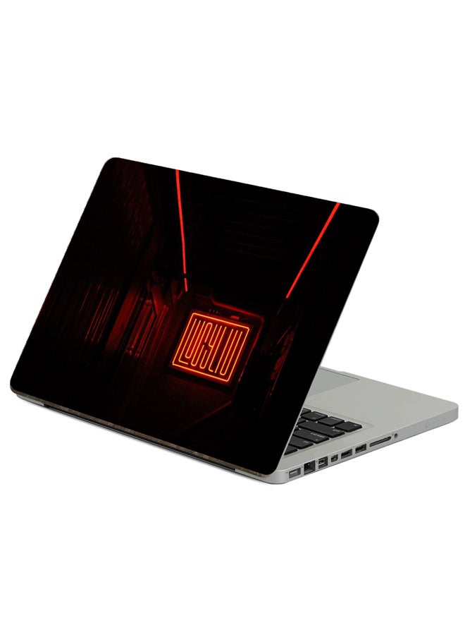 Fast Print Words Inscription Printed Laptop Sticker Multicolour