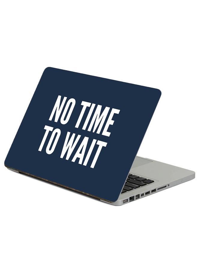 ملصق للحاسوب المحمول بطبعة (Motivation Time) متعدد الألوان