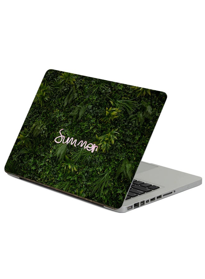 Fast Print Summer Vegetation Printed Laptop Sticker Multicolour