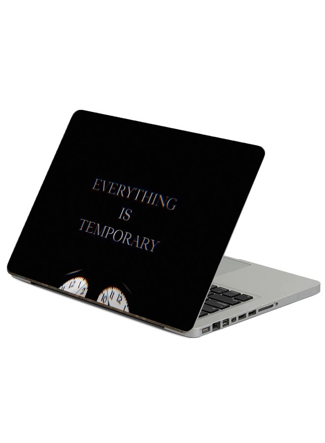 Fast Print - Time Temporary Printed Laptop Sticker Multicolour - Image 1