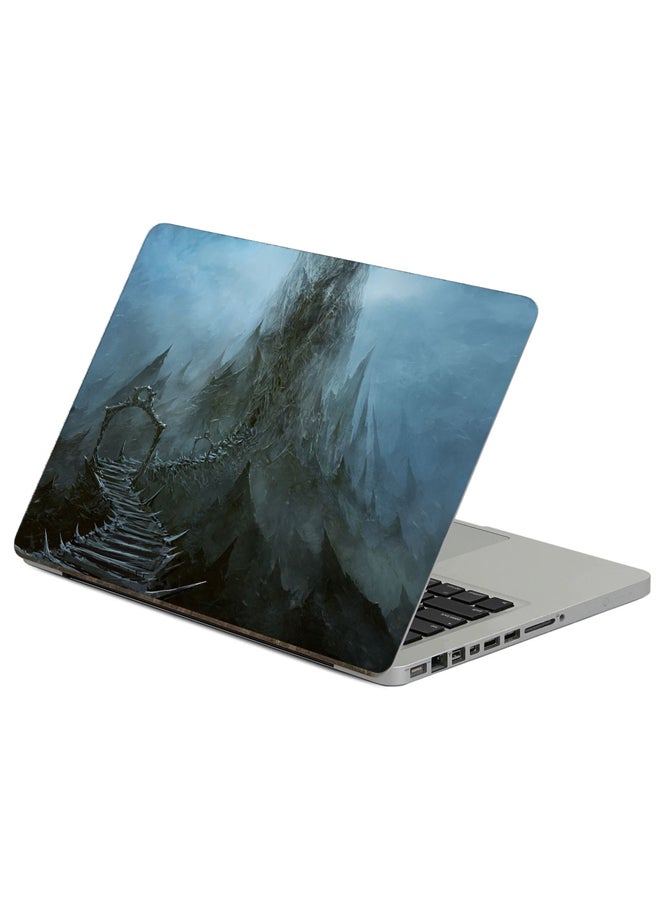 Fast Print Rock Gorge Printed Laptop Sticker Multicolour