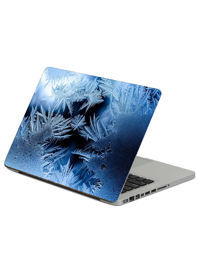 Fast Print Pattern Frosty Printed Laptop Sticker Multicolour