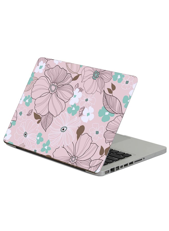 Fast Print Background Texture Printed Laptop Sticker Multicolour