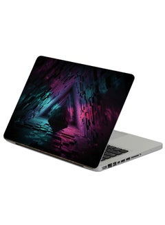 Fast Print Cube Figure Printed Laptop Sticker Multicolour 