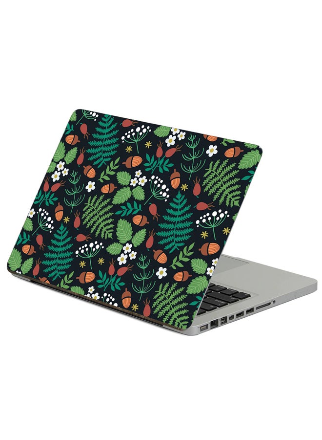 Pattern Forest Printed Laptop Sticker Multicolour