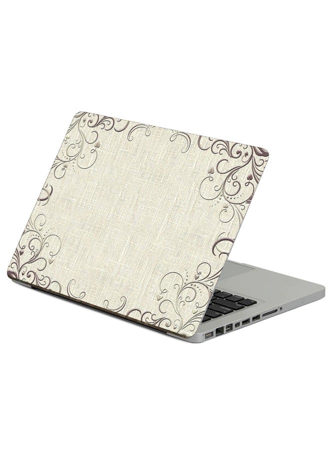Fast Print Patterns Vintage Printed Laptop Sticker Multicolour