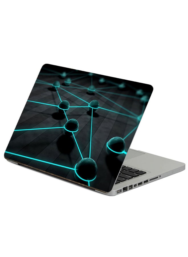 Fast Print - 3D Balls Printed Laptop Sticker Multicolour - Image 1