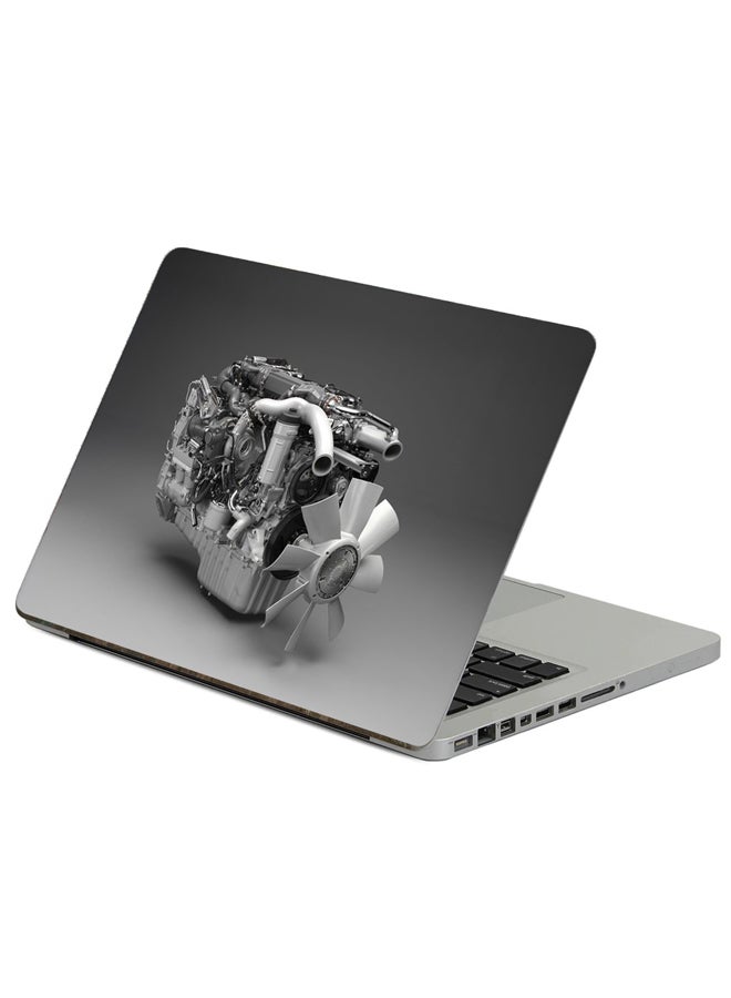 Fast Print - 3D Engine Printed Laptop Sticker Multicolour - Image 1