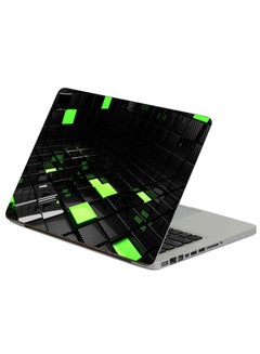 Fast Print Cube Square Printed Laptop Sticker Multicolour 