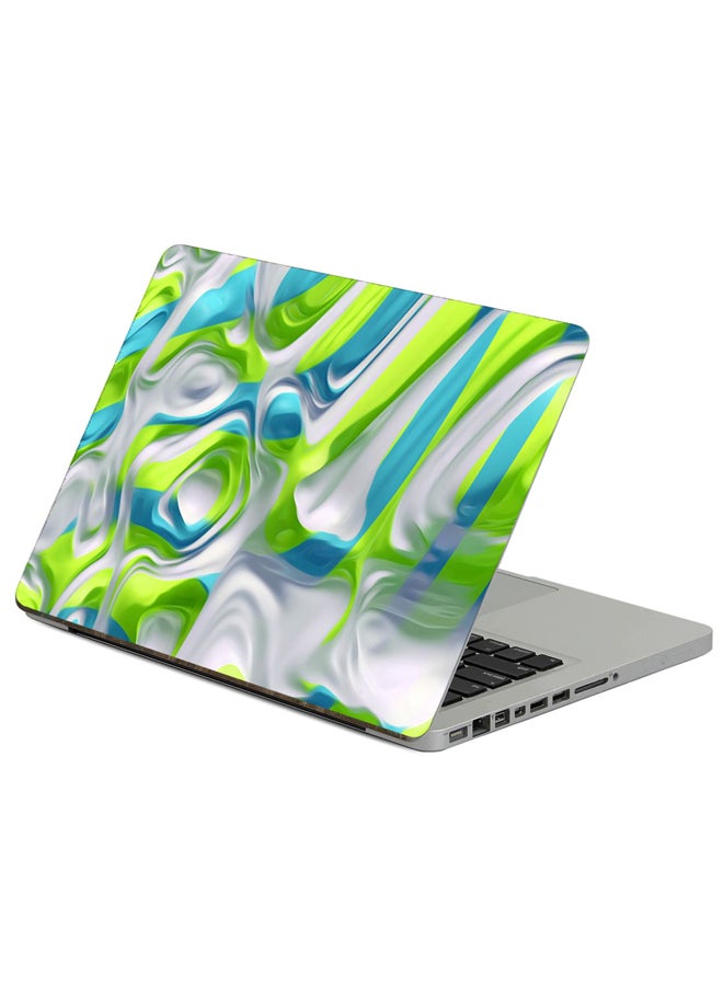 Fast Print Surface Embossed Printed Laptop Sticker Multicolour 