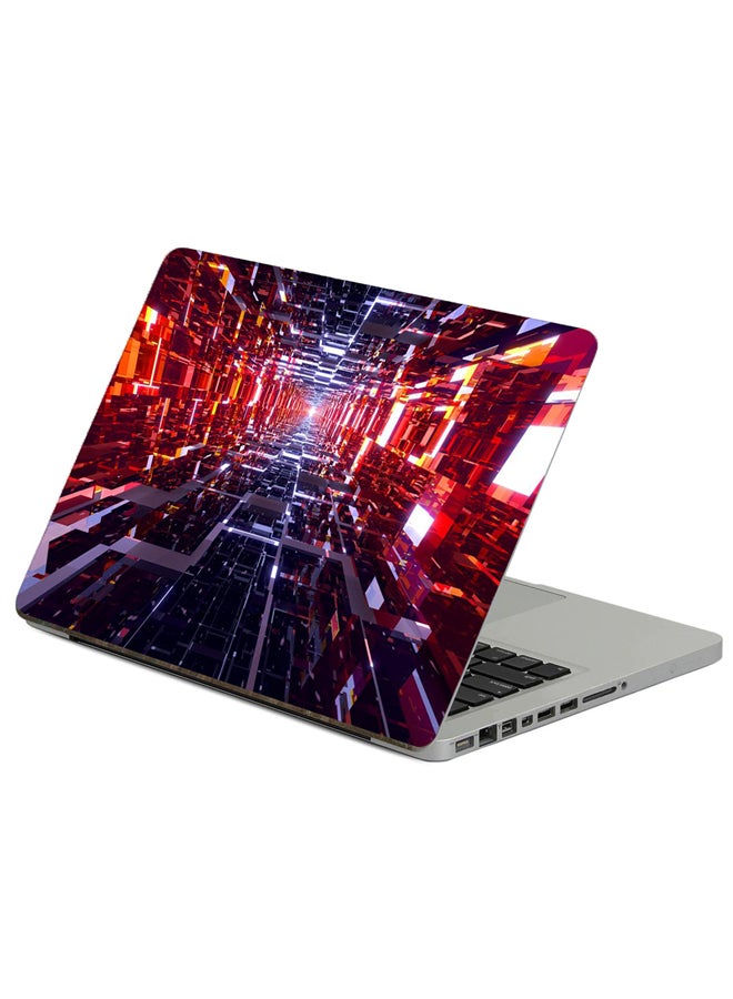 Tunnel Bright Printed Laptop Sticker Multicolour
