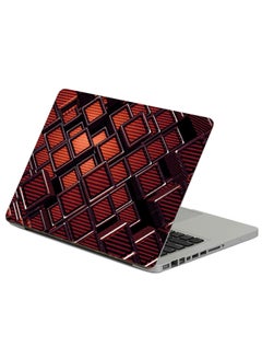 Fast Print Structure Cubes Printed Laptop Sticker Multicolour 