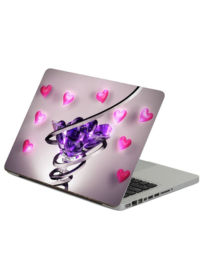Fast Print Form Glass Printed Laptop Sticker Multicolour