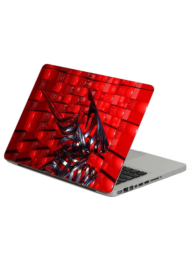 Fast Print Abstract 3D Printed Laptop Sticker Multicolour