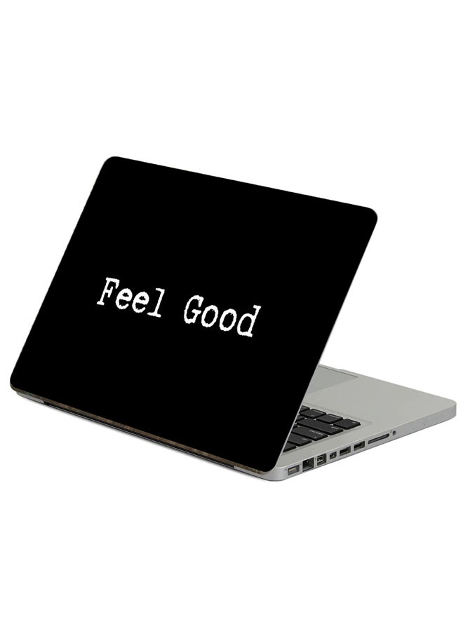 Fast Print Words Inscription Printed Laptop Sticker Multicolour