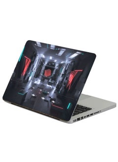 Cube Shape Printed Laptop Sticker Multicolour