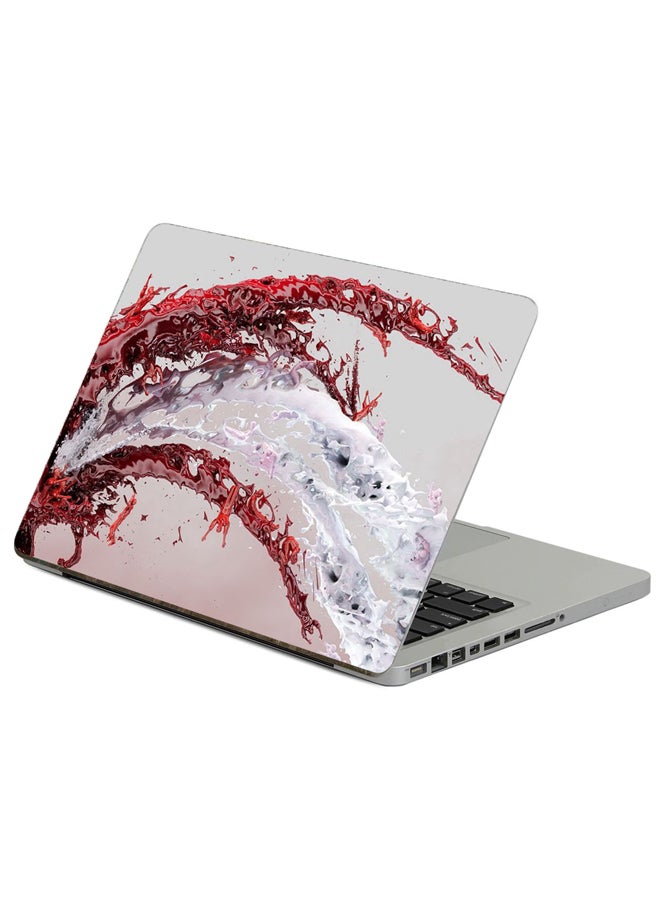 Fast Print Liquid Light Printed Laptop Sticker Multicolour