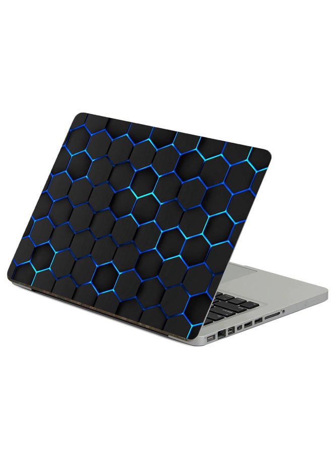 Honeycomb Volume Printed Laptop Sticker Multicolour