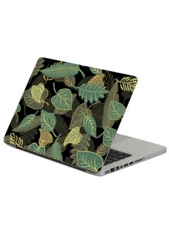 Leaves Patterns Printed Laptop Sticker Multicolour