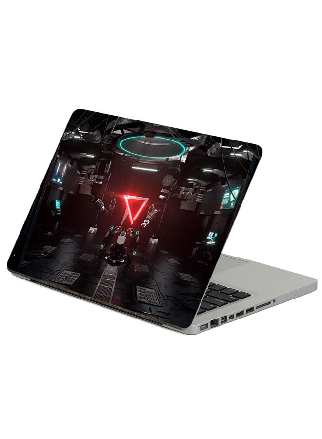 Fast Print Laboratory Sci-Fi Printed Laptop Sticker Multicolour 