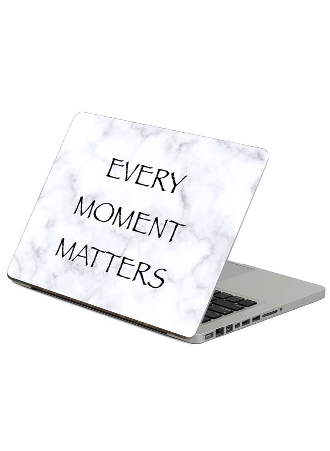 Inscription Motivation Printed Laptop Sticker Multicolour