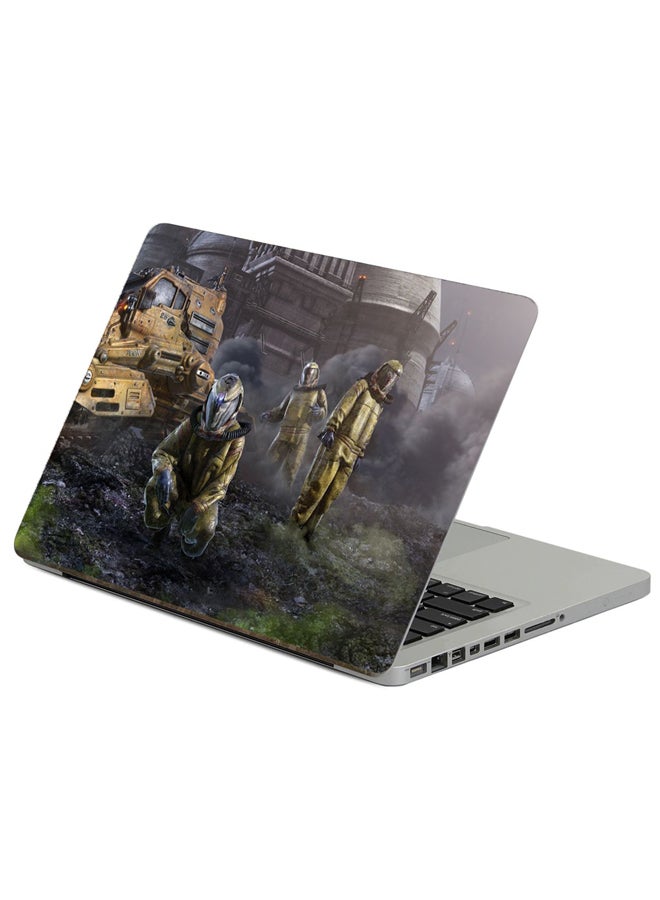 Fast Print Krematorium Final Angel Alonso Printed Laptop Sticker Multicolour