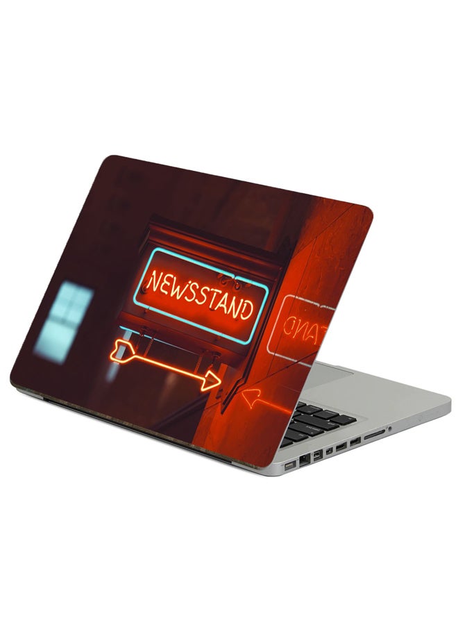 فاست برينت ملصق لابتوب بطبعة كلمات نيون متعدد الألوان