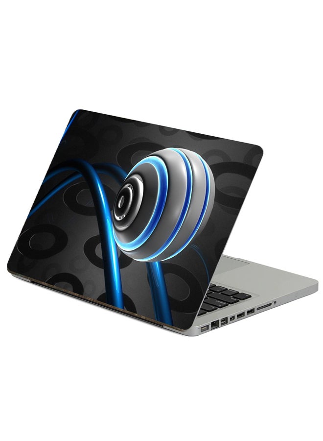 Ball Light Printed Laptop Sticker Multicolor