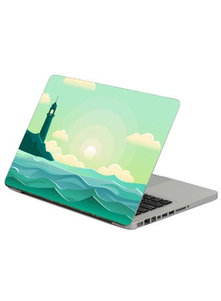 ملصق لابتوب بطبعة منارة البحر متعدد الألوان - v1608044106/N41033650A_1