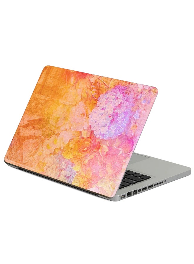 Scrapbooking Paper Printed Laptop Sticker Multicolour
